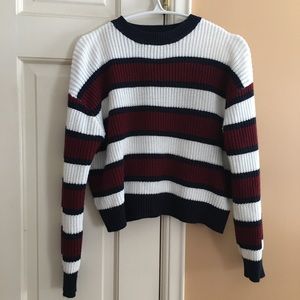 Garage stripe sweater sz p/s